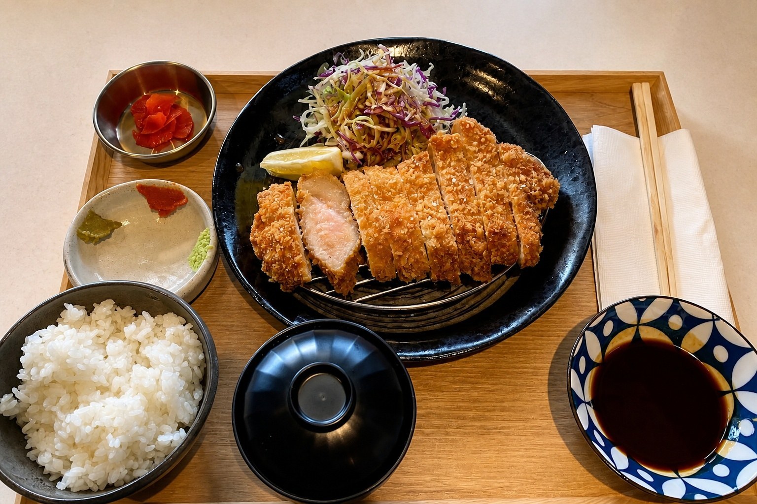 Katsu katsu storefront or restaurant hero photograph